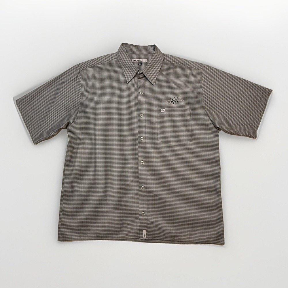 No Fear grunge Y2K Mens Polo Short Size Large